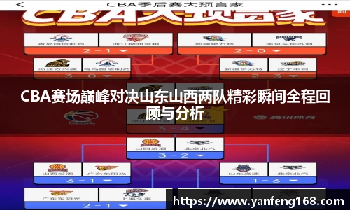 6686体育CBA赛场巅峰对决山东山西两队精彩瞬间全程回顾与分析
